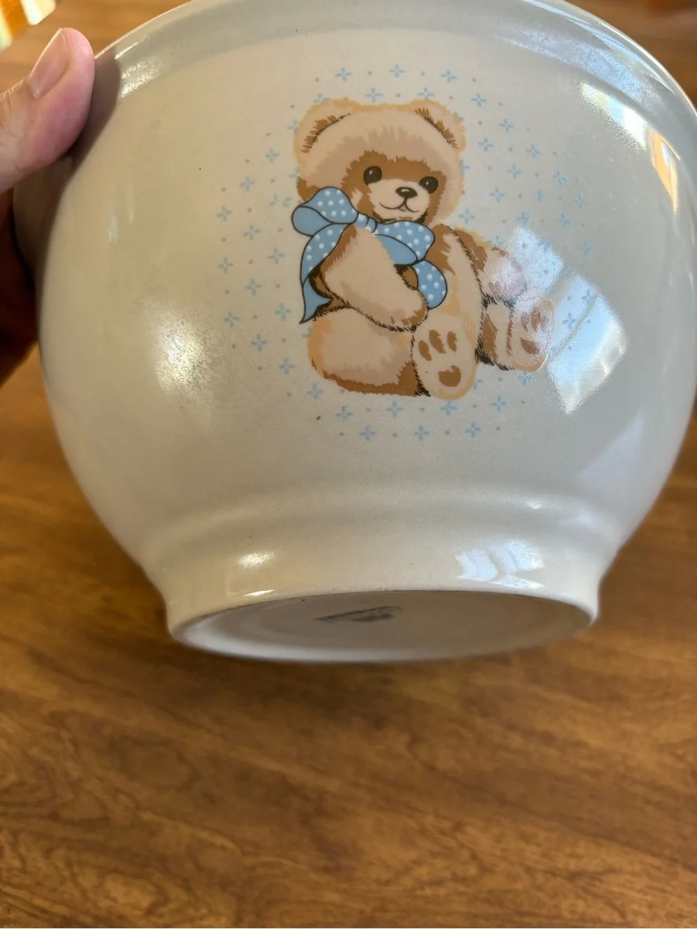 Vintage tienshan theodore country bear 9in mixing bowl